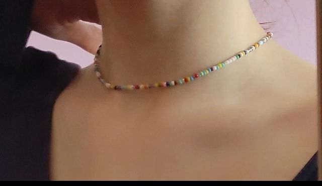 Gargantilla abalorios collar