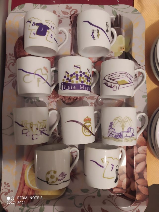 R.MADRID JUEGO TAZITAS CAFÉ