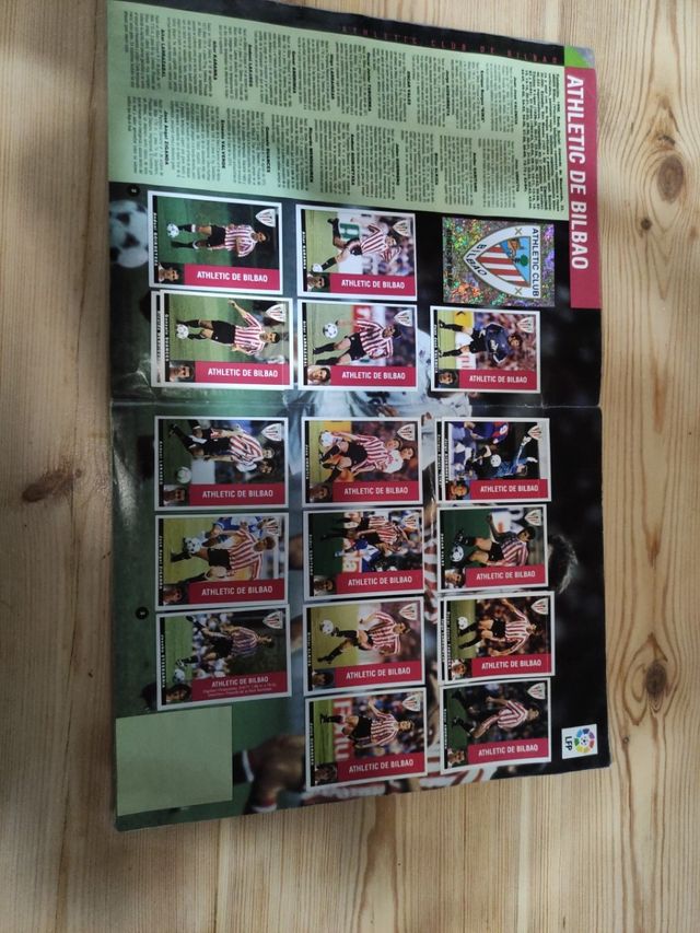 album Panini liga 94-95 con 405 cromos