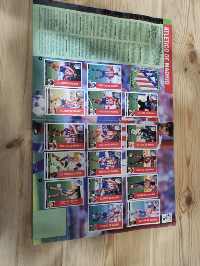 album Panini liga 94-95 con 405 cromos
