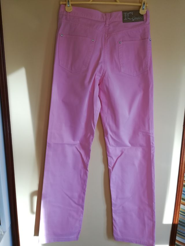 Jeans color rosa