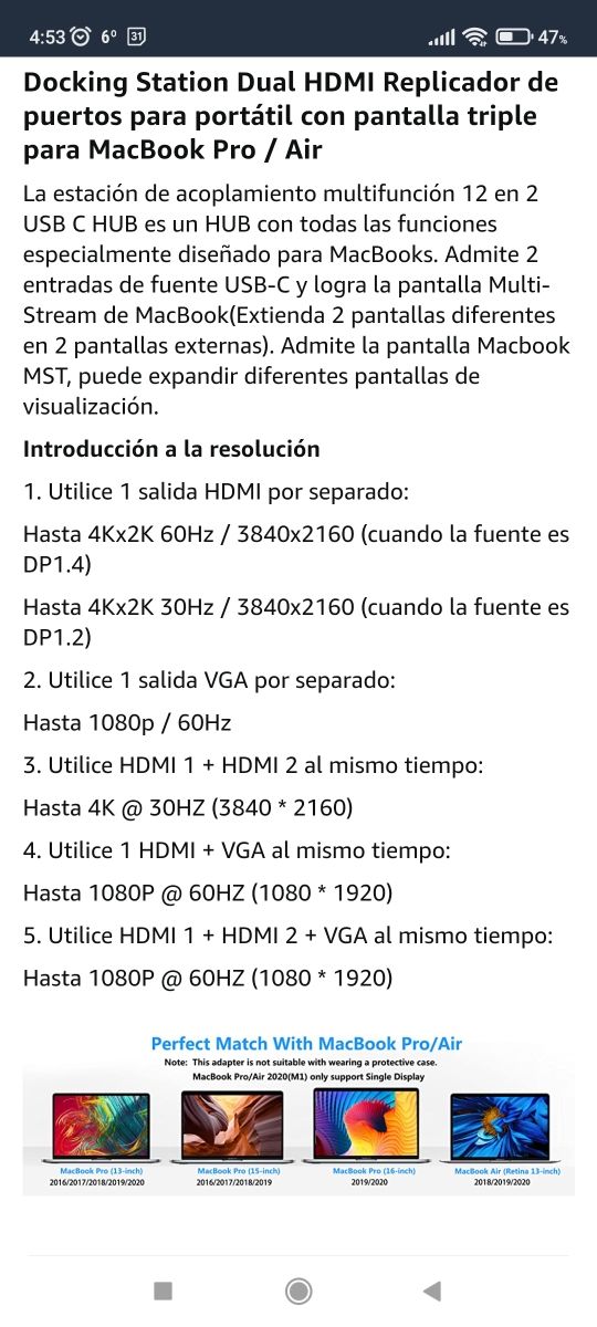 HUB MacBook air12 en 2. A estrenar