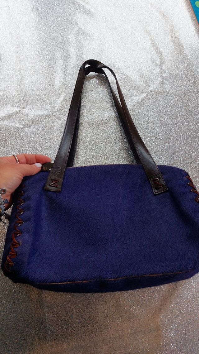 Bauletto in pelle e cavallino Mali Parmi