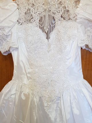 Vestido novia Vintage de segunda mano por 80 EUR en San Fernando de Henares  en WALLAPOP