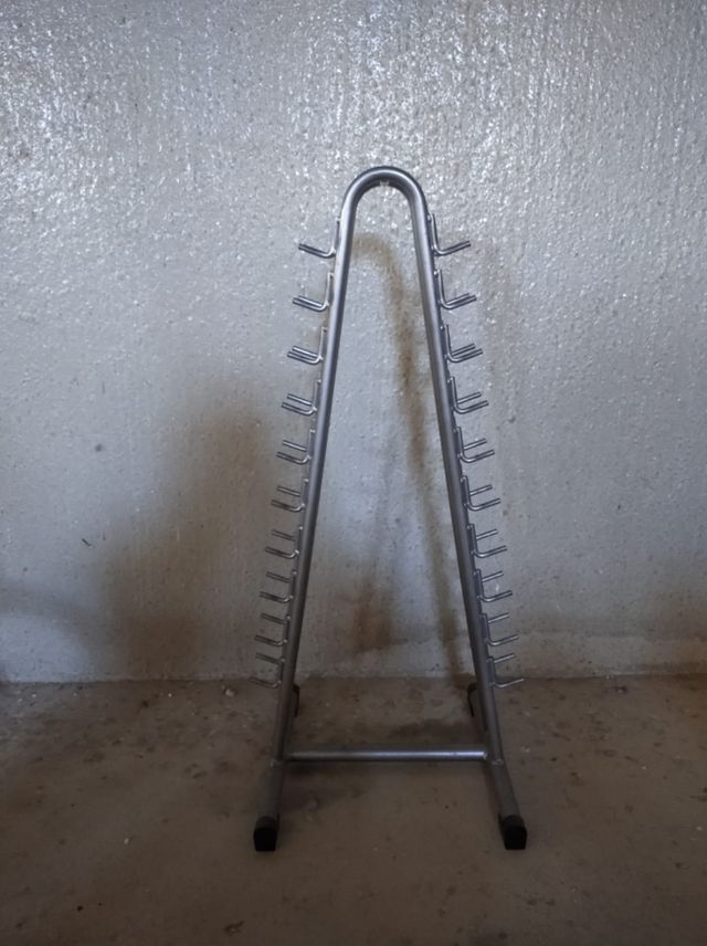 mancuernero pesas vinilo etc 