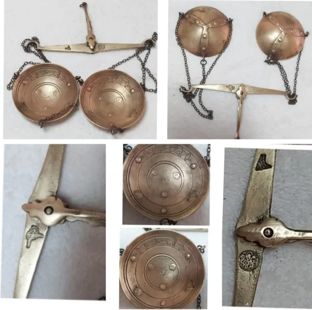 mini balanzas de bronce/ precio por unidad