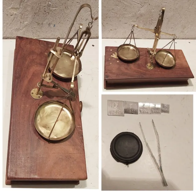 mini balanzas de bronce/ precio por unidad