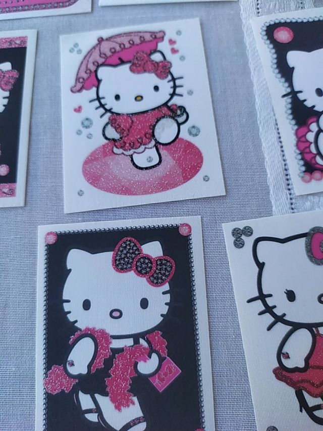 hello kitty coleccion pegatinas de tela panini
