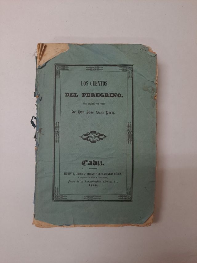 LIBRO ANTIGUO "LOS CUENTOS DEL PEREGRINO"