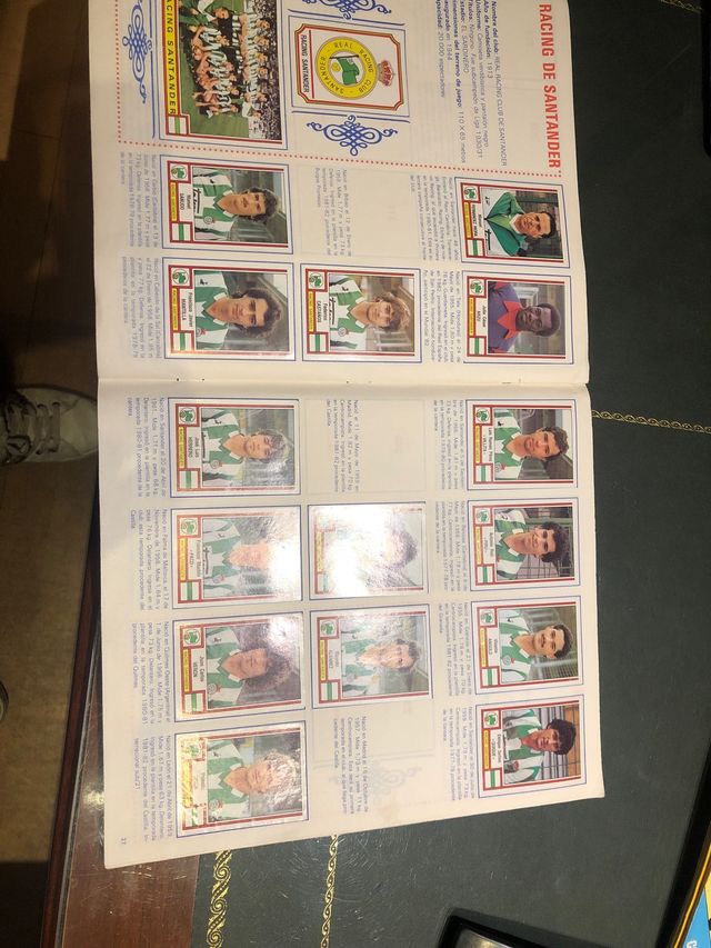 Álbum Fútbol 83 Panini semicompleto