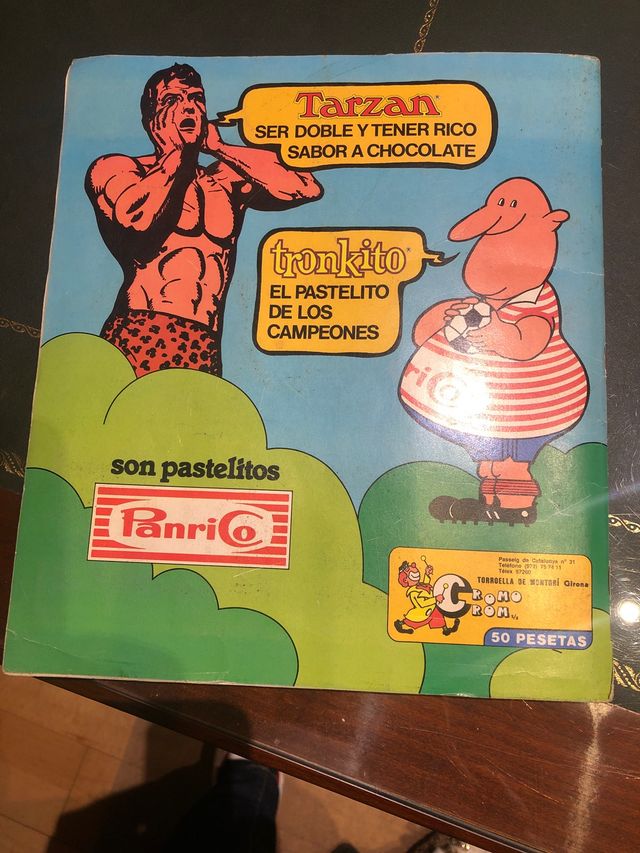 Álbum Fútbol 83 Panini semicompleto