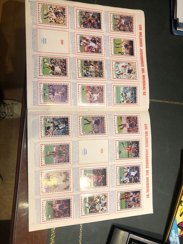 Álbum Fútbol 83 Panini semicompleto