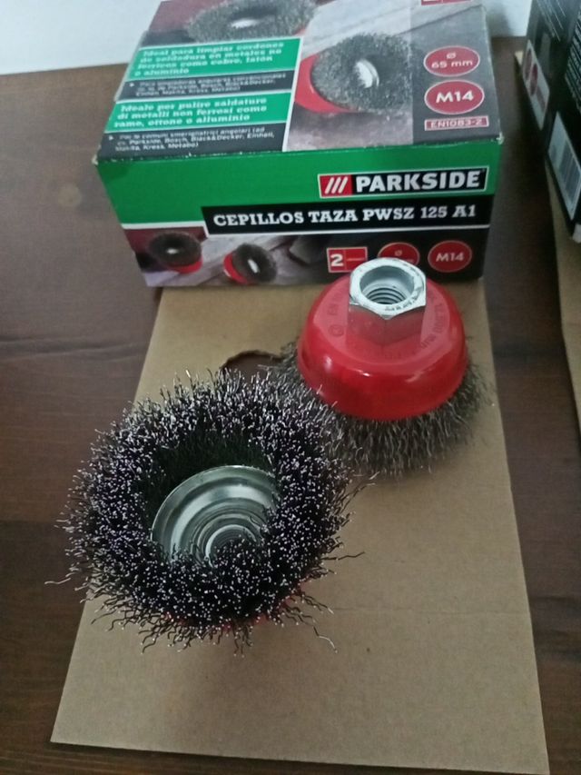 Cepillos taza amoladora