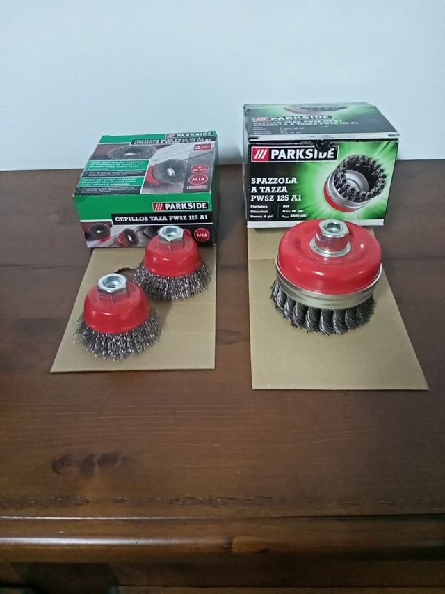 Cepillos taza amoladora