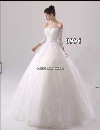 Traje de novia de segunda mano por 399 EUR en Madrid en WALLAPOP