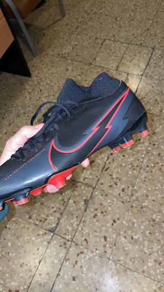 nike mercurial negras y rojas