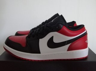 Nike Air Jordan 1 Low bred toe talla 44 42.5 de segunda mano por 150 EUR en  Madrid en WALLAPOP