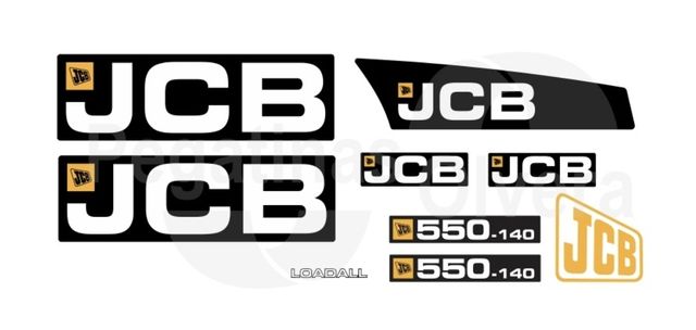Kit adhesivos JCB 550-140