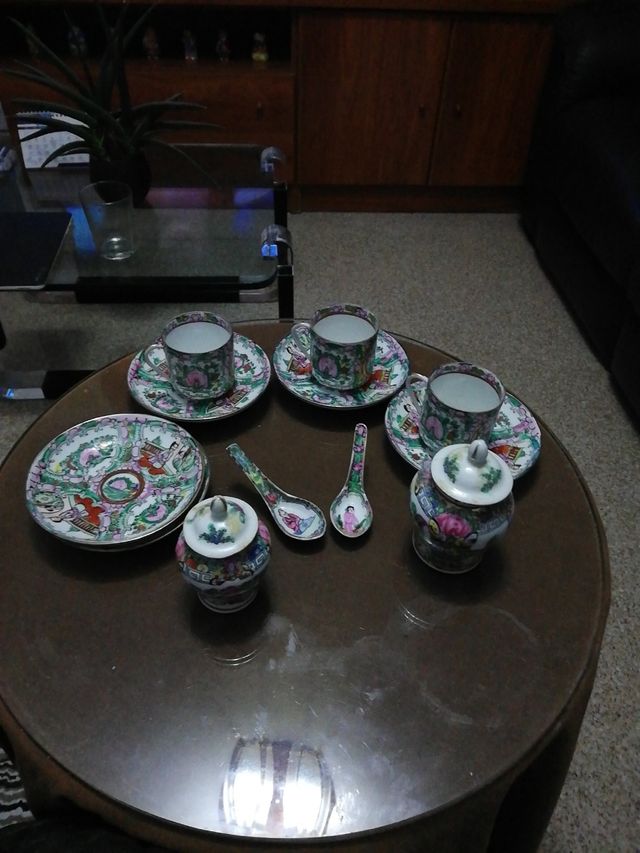 piezas de porcelana de macao