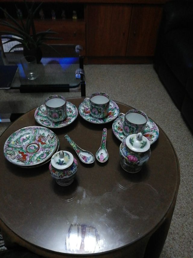 piezas de porcelana de macao