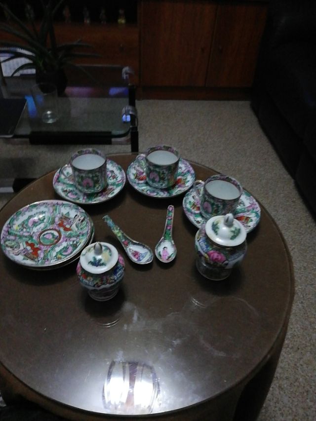 piezas de porcelana de macao