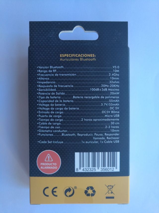 Auriculares bluetooth NUEVOS Iwotto magnéticos