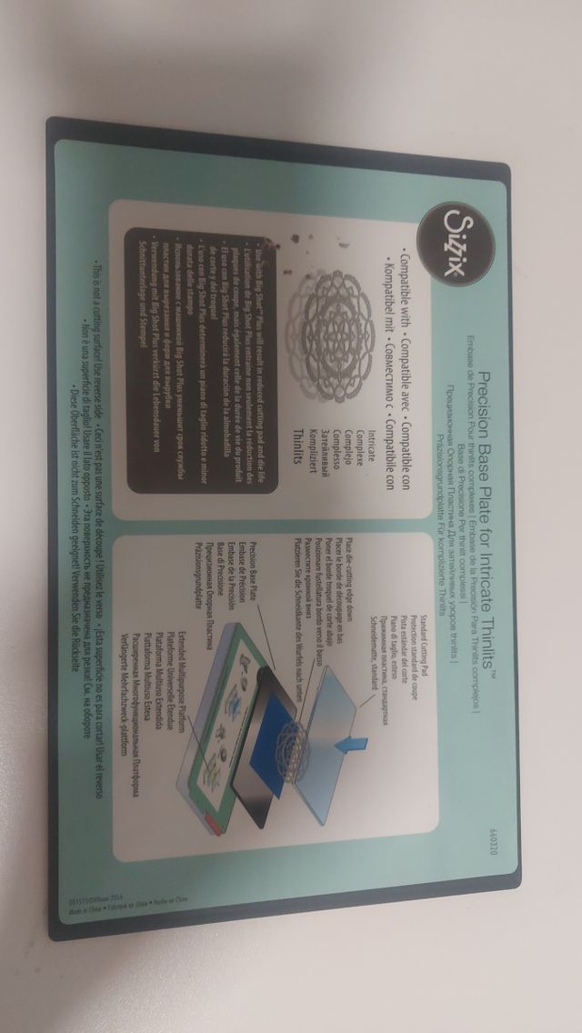 Placa de Precisión Sizzix