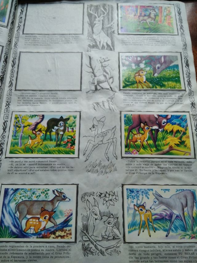 Álbum de cromos de Bambi (1970)