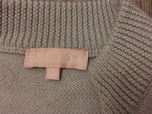 Bolero gris perla Escada Talla 8