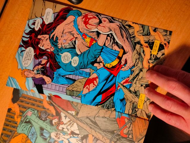 COMIC "THE DEATH OF SUPERMAN"