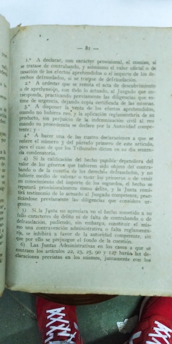 LEY del Contrabando GUARDIA CIVIL 1941