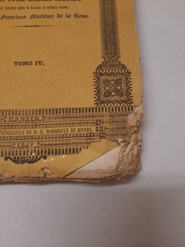 LIBRO ANTIGUO. HISTORIA DE ESPAÑA. TOMO IV y V