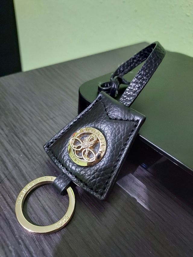 Llavero de piel de la firma francesa Pourchet