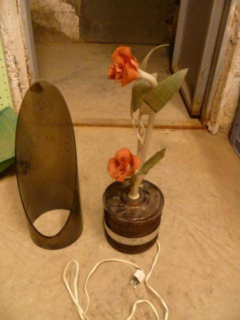 lampada in fibra di vetro