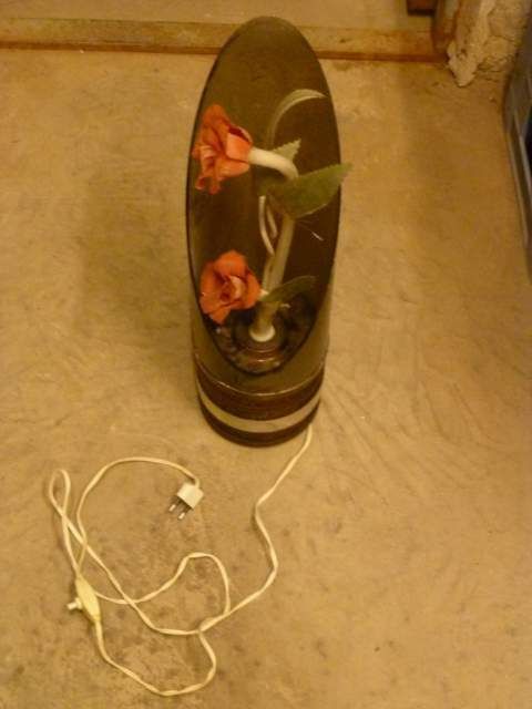 lampada in fibra di vetro