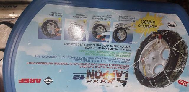 catene da neve per auto 12mm. montaggio rapido