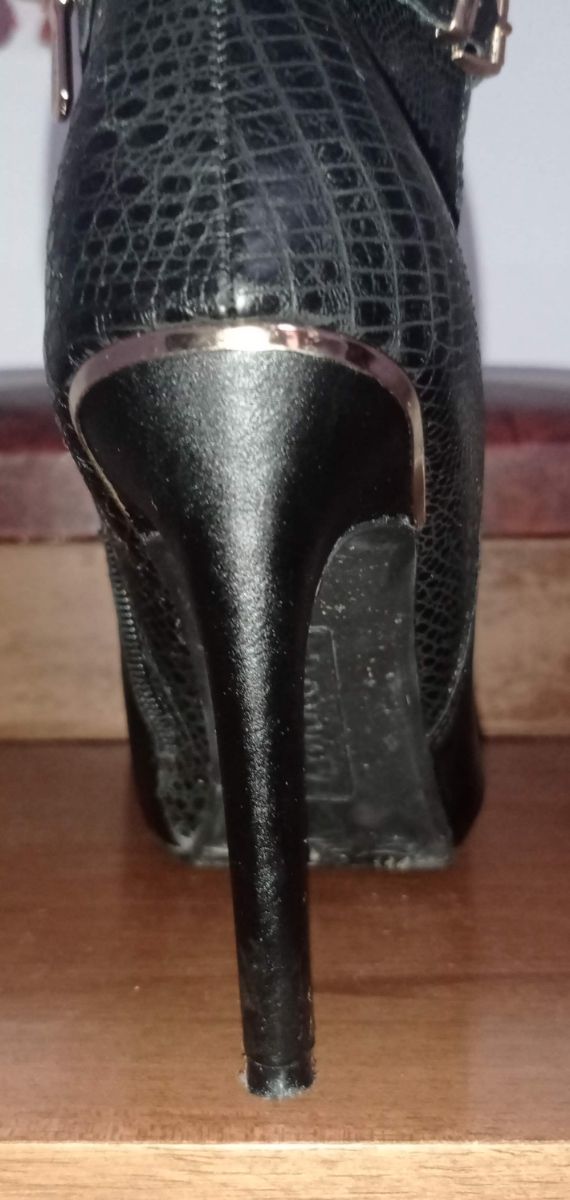 Bota corta mujer tacón