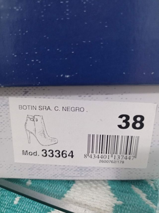 Bota corta mujer tacón