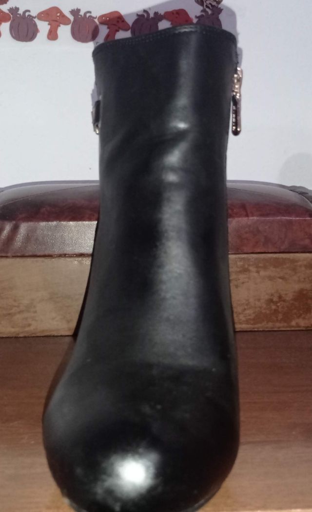 Bota corta mujer tacón