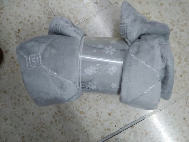 manta muy suave con brillo