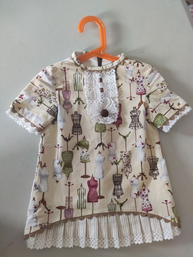 vestido elaborado a mano yexclusivo