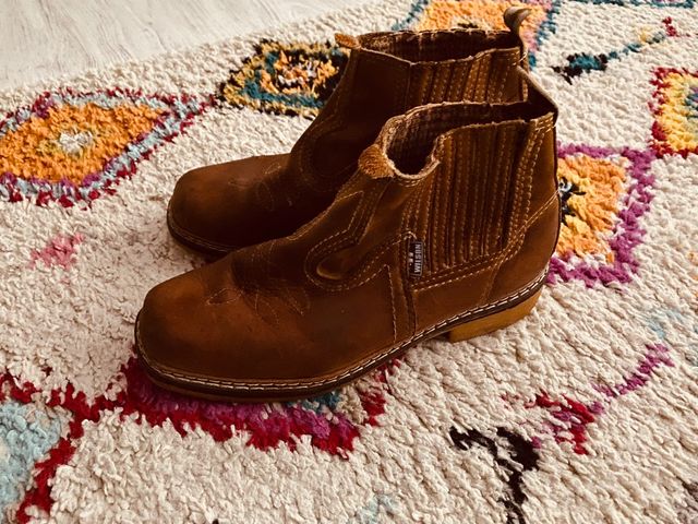 Botines cuero talla 39