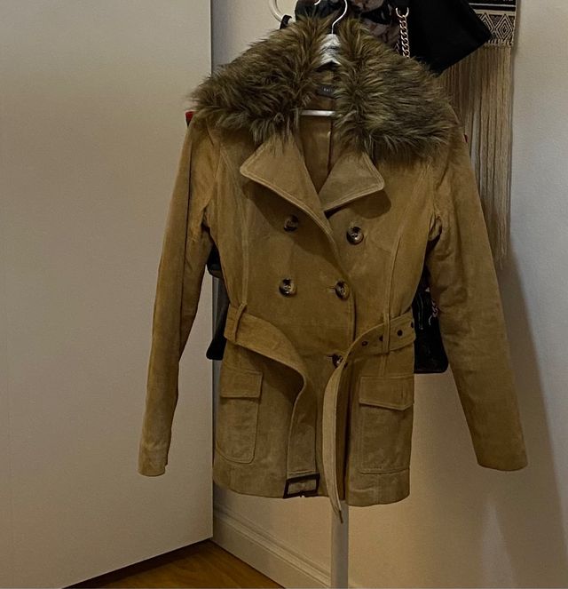 Chaqueta de piel auténtica.