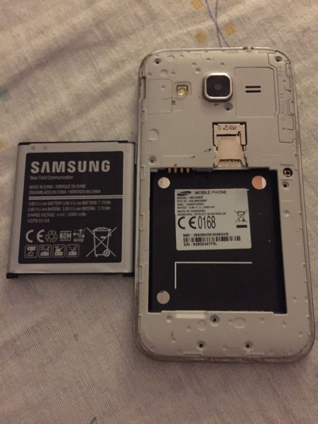 Teléfono Samsung galaxy model:SM-G360F