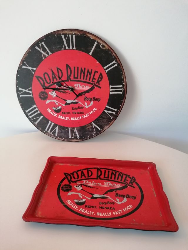 Xogo de reloxo + bandexa