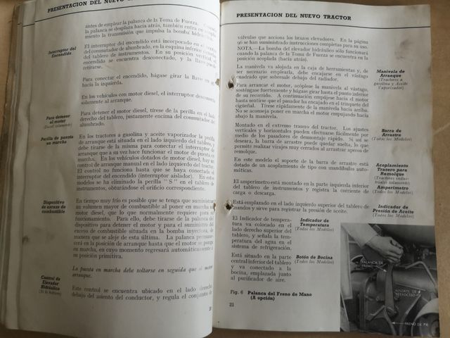 Manual de Instrucciones tractor Fordson Major