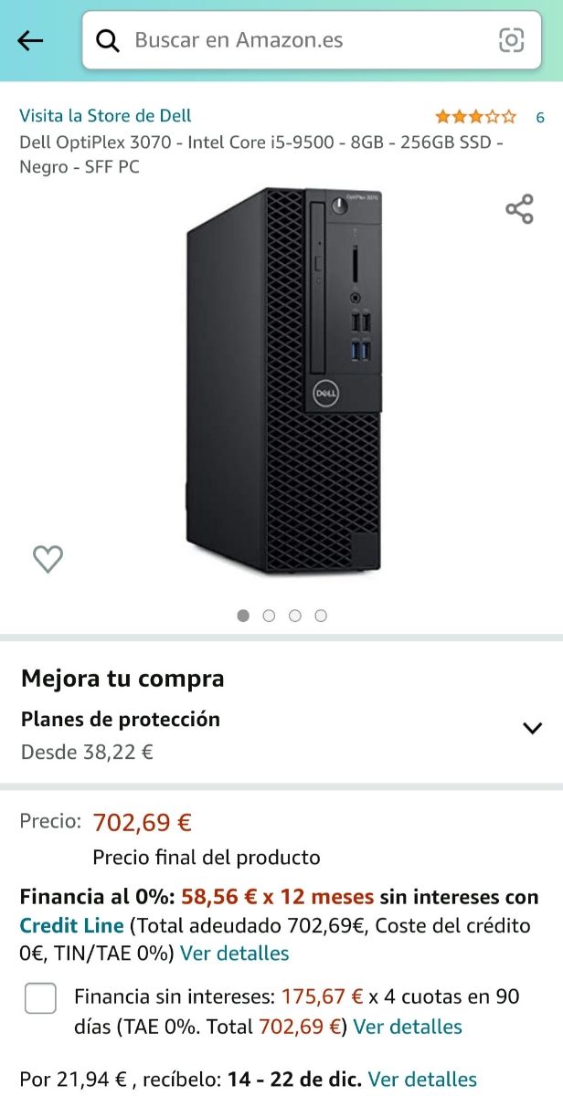 Dell OptiPlex 3070 i5 9th Gen, M2, NVMe, SFF afbeelding 8