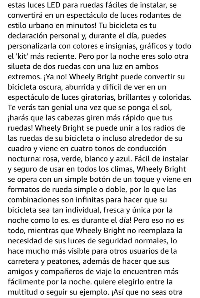 Luces LED Azules para Ruedas Bici - A estrenar