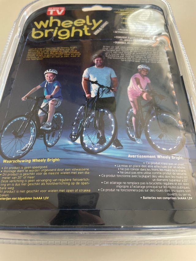 Luces LED Azules para Ruedas Bici - A estrenar