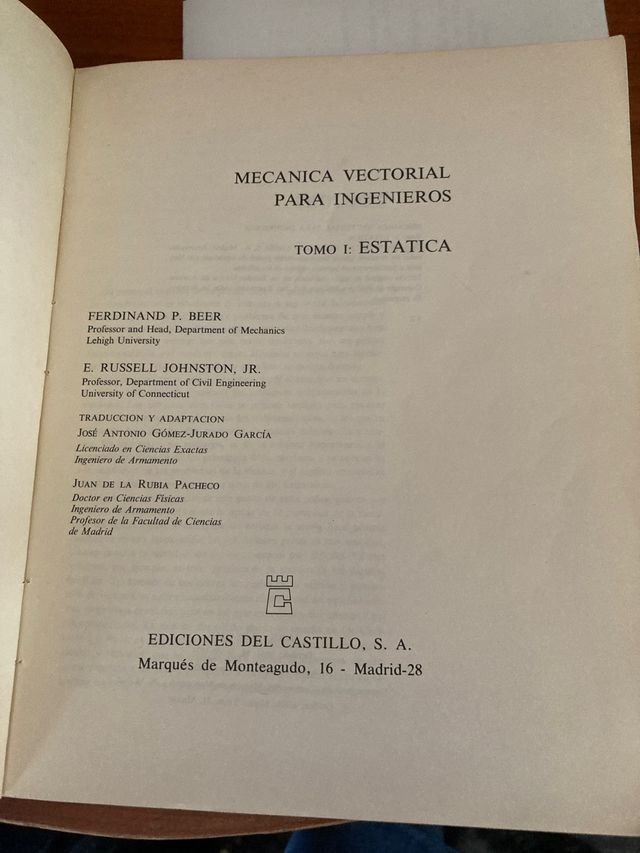 Beer y Johnson física